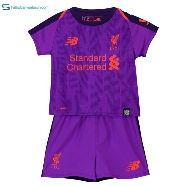 Camiseta Liverpool 2ª Niños 2018/19 Purpura